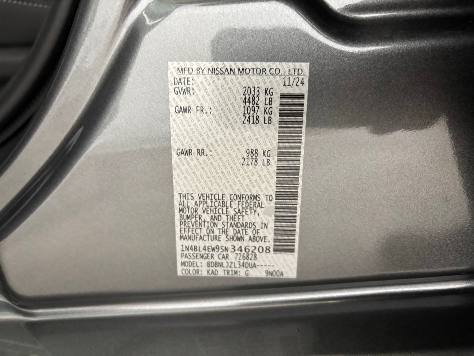 Used Car 2025 Nissan Altima  2.5 Sl For Sale Under $30,000 In Austin, Texas