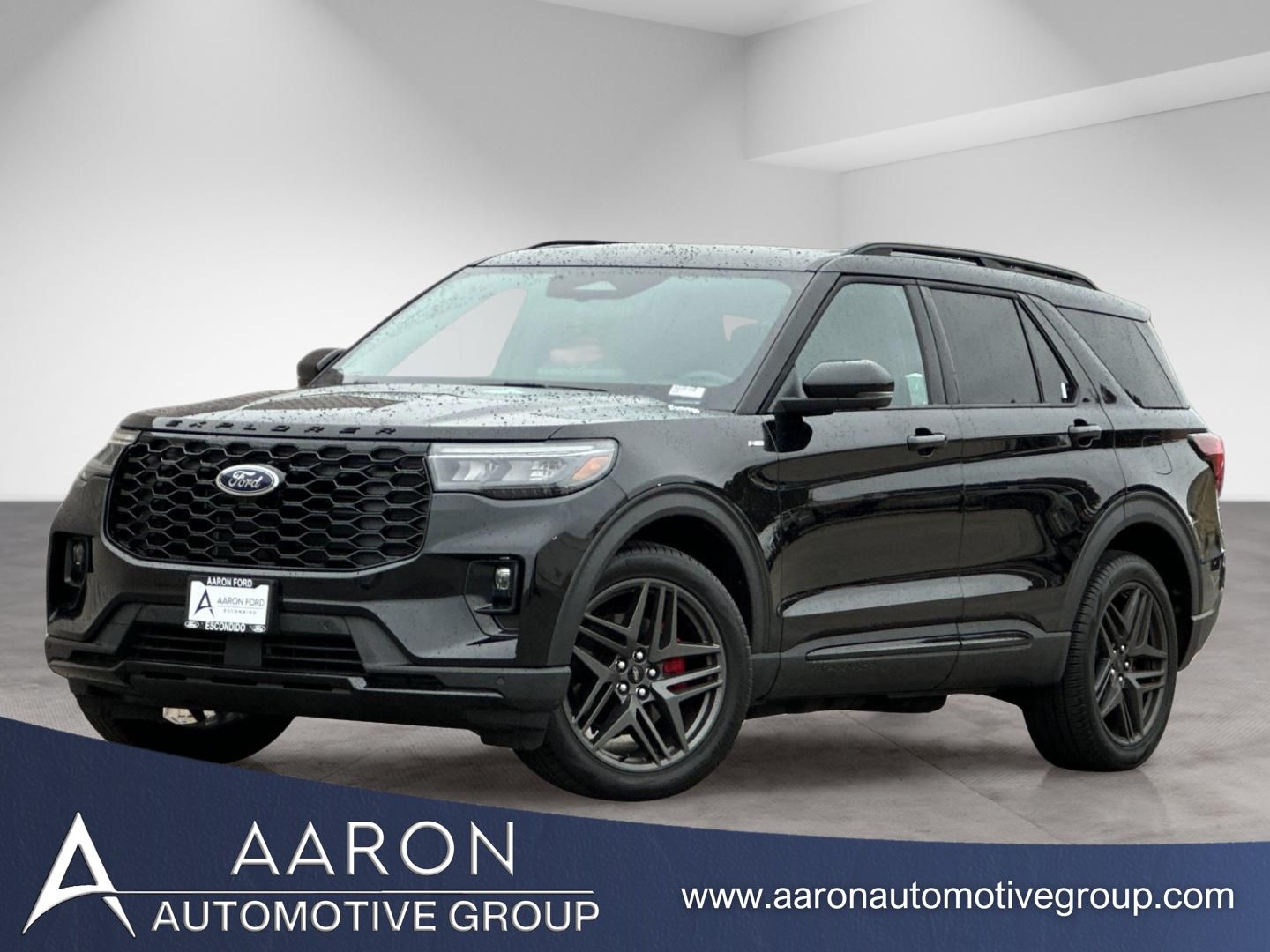 Black Metallic 2025 Ford Explorer ST-Line AWD SUV / Crossover All-Wheel Drive Automatic