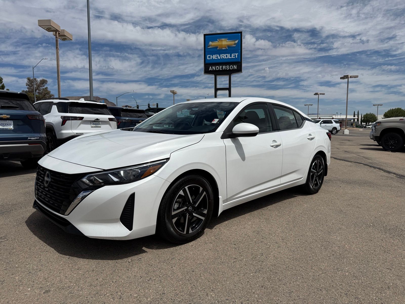 Aspen White Tricoat 2024 Nissan Sentra SV FWD Sedan Front-Wheel Drive Continuously Variable Transmission