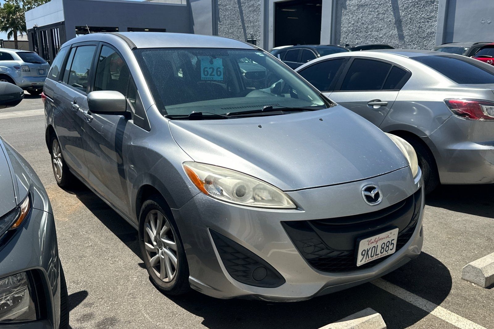 Liquid Silver Metallic 2012 Mazda MAZDA5 Minivan Front-Wheel Drive 5-Speed Automatic Overdrive