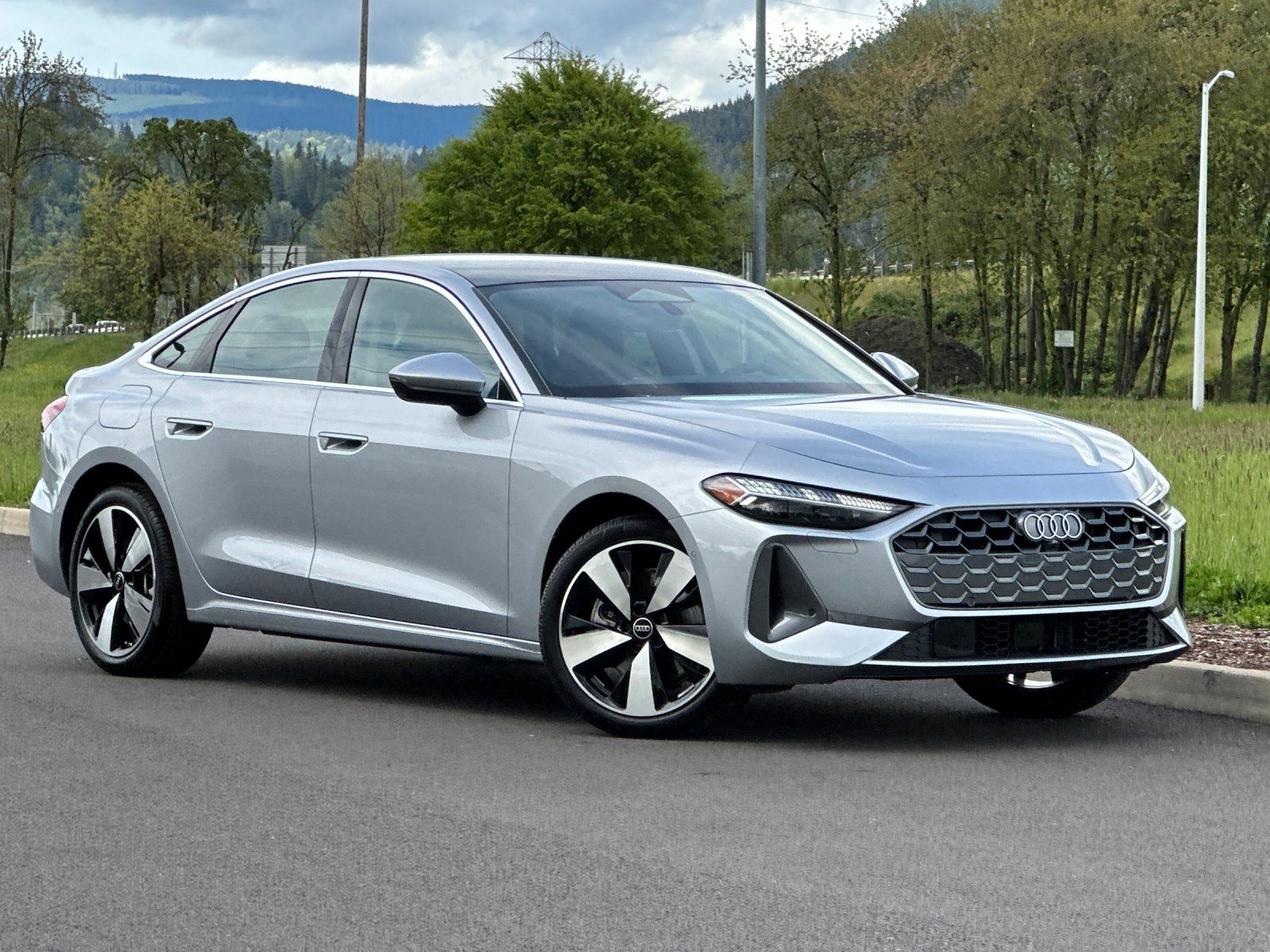 Silver 2025 Audi A5 quattro Prestige Sedan Sedan All-Wheel Drive 7-Speed Automatic