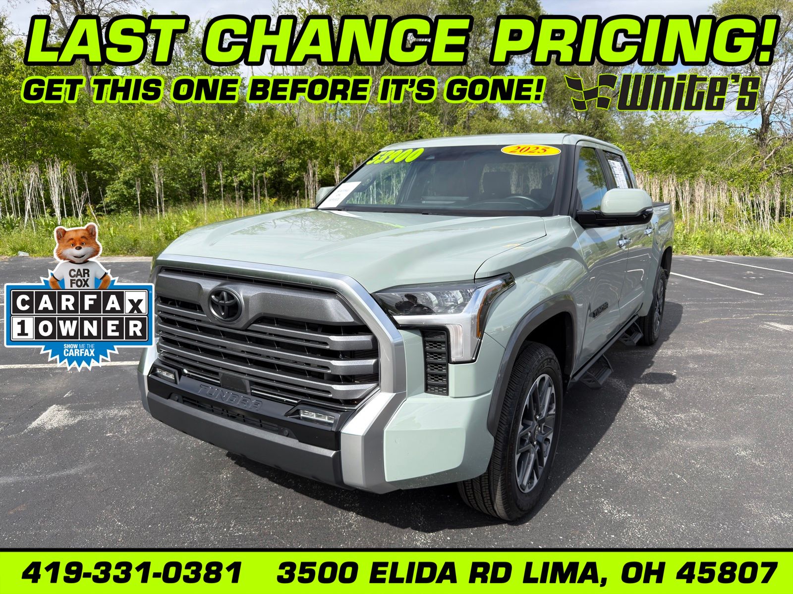 Lunar Rock 2025 Toyota Tundra Pickup Truck Four-Wheel Drive Automatic