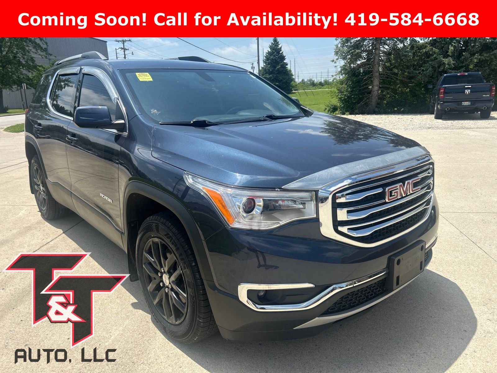 Blue Steel Metallic 2019 GMC Acadia SUV / Crossover Four-Wheel Drive 6-Speed Automatic