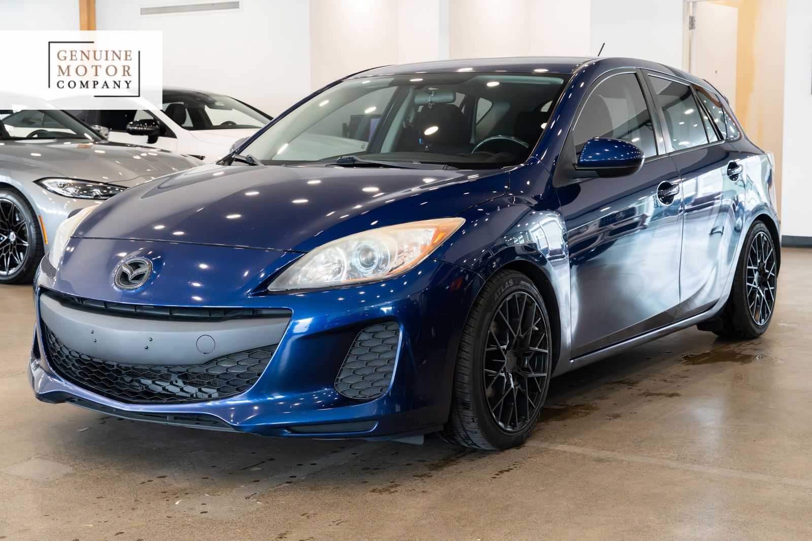Blue (Indigo Lights Mica) 2013 Mazda MAZDA3 i Touring Hatchback Hatchback Front-Wheel Drive 6-Speed Automatic