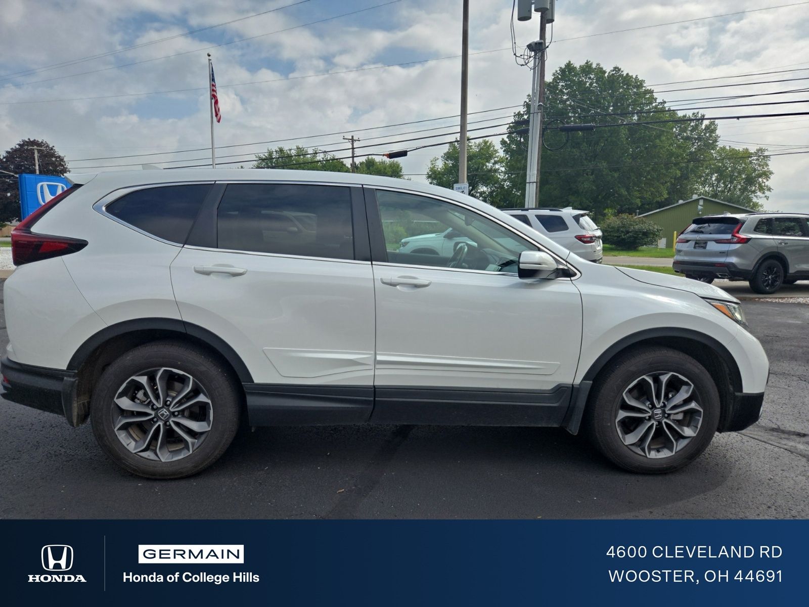 Used 2021 White Honda EX-L image 3