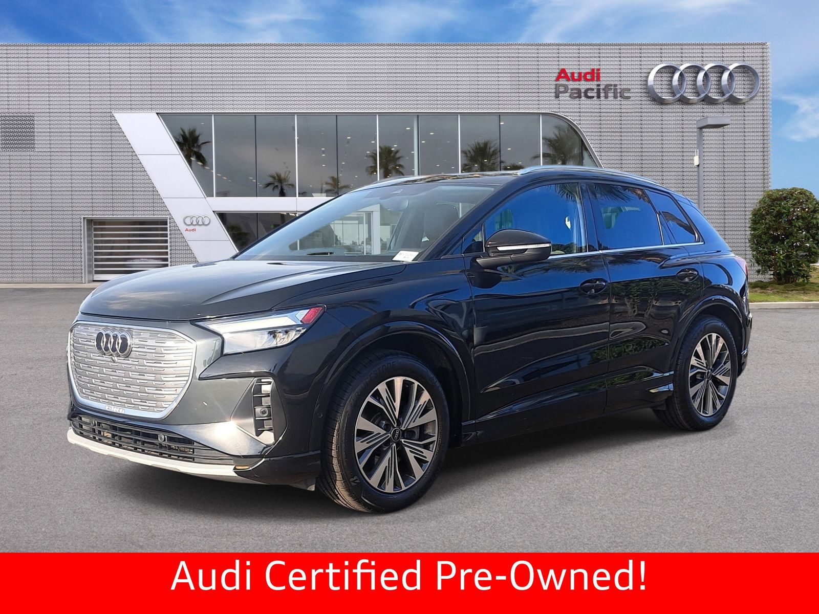 Mythos Black Metallic 2023 Audi Q4 e-tron Premium Plus 40 SUV / Crossover Rear-Wheel Drive Automatic