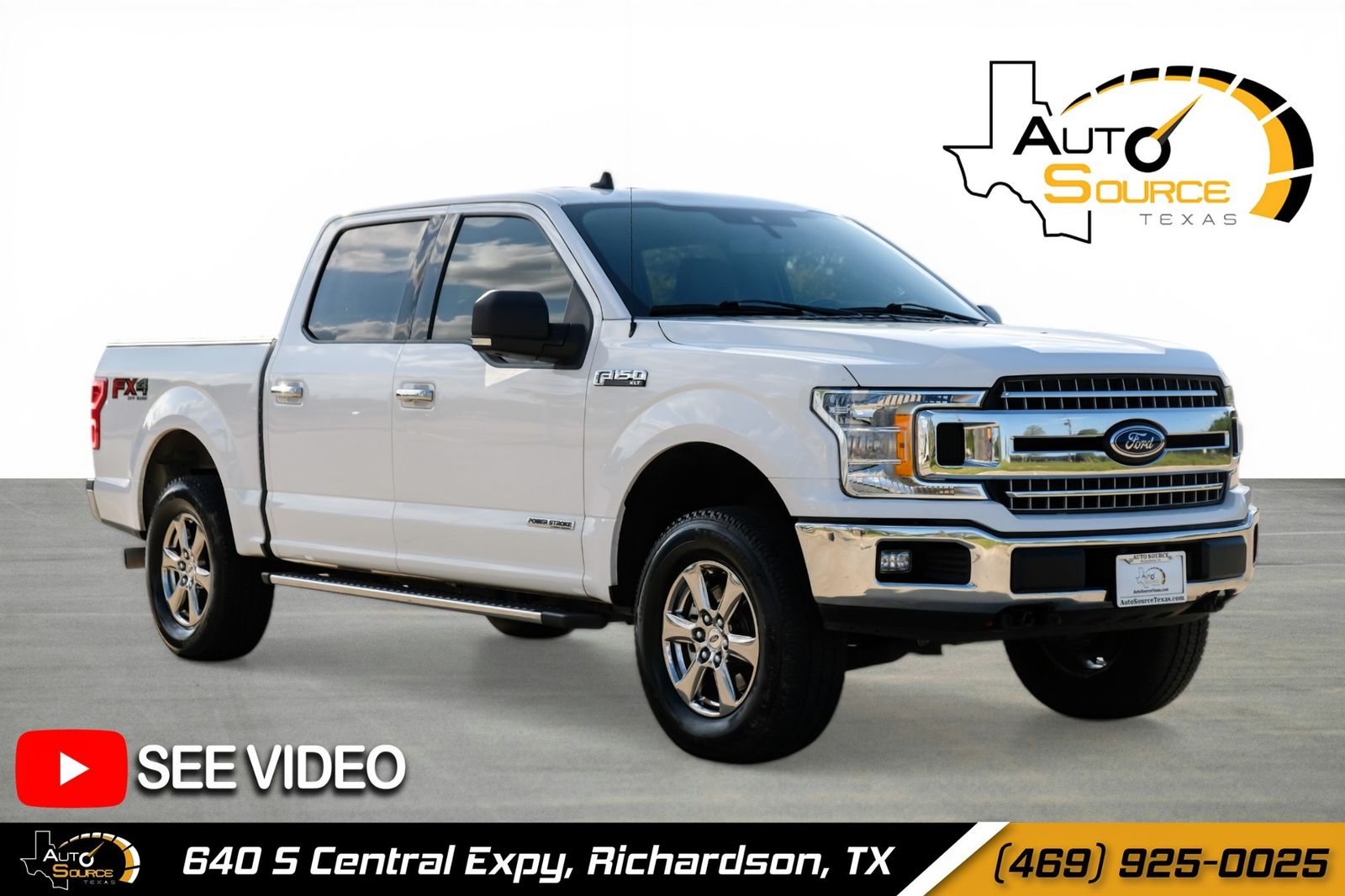 Oxford White 2020 Ford F-150 XLT SuperCrew 4WD Pickup Truck Four-Wheel Drive Automatic