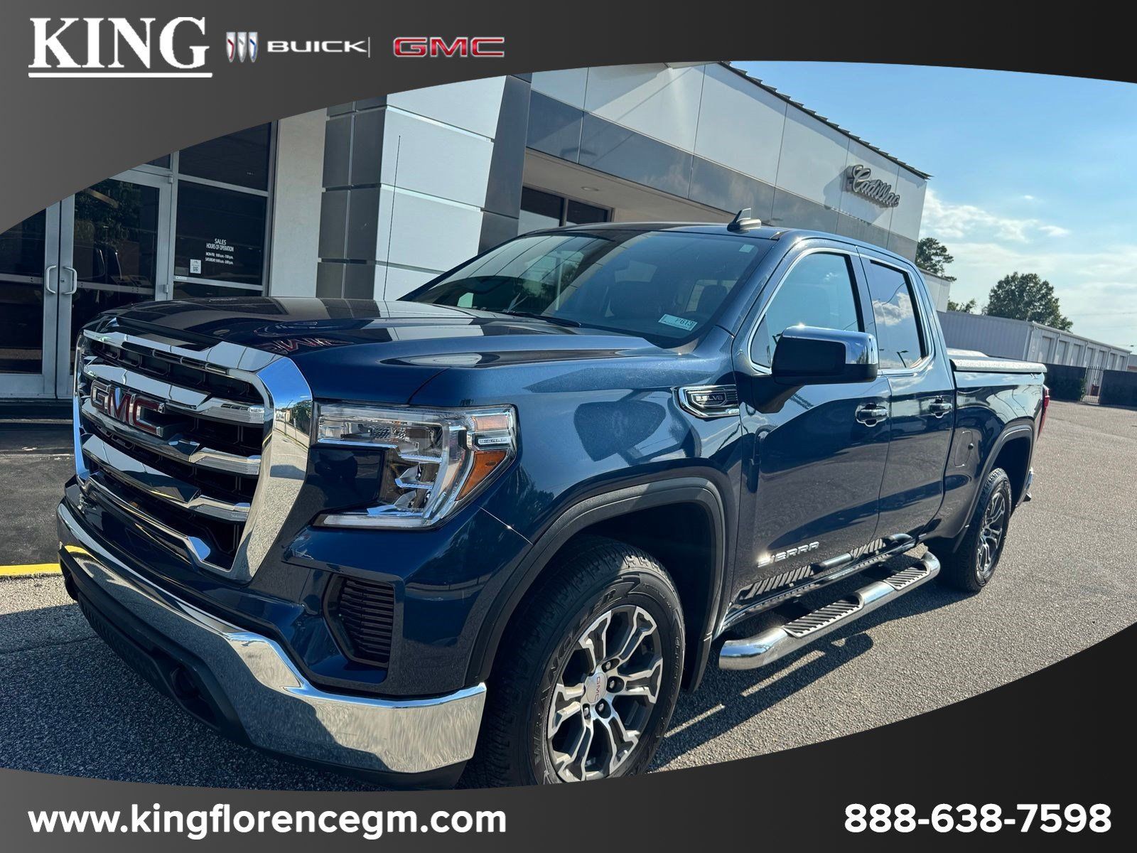 Pacific Blue Metallic 2022 GMC Sierra 1500 Limited Pickup Truck Four-Wheel Drive Automatic