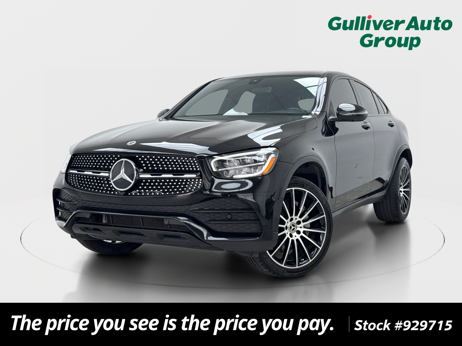 Obsidian Black Metallic 2021 Mercedes-Benz GLC SUV / Crossover All-Wheel Drive 9-Speed Automatic