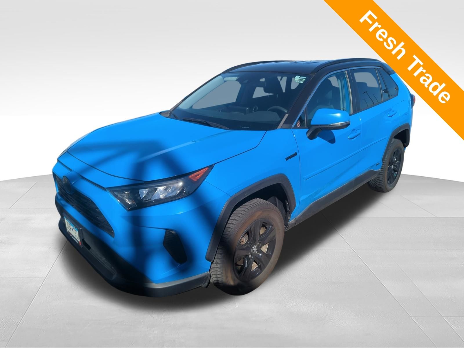 Blue Flame 2019 Toyota RAV4 Hybrid LE AWD SUV / Crossover All-Wheel Drive Continuously Variable Transmission