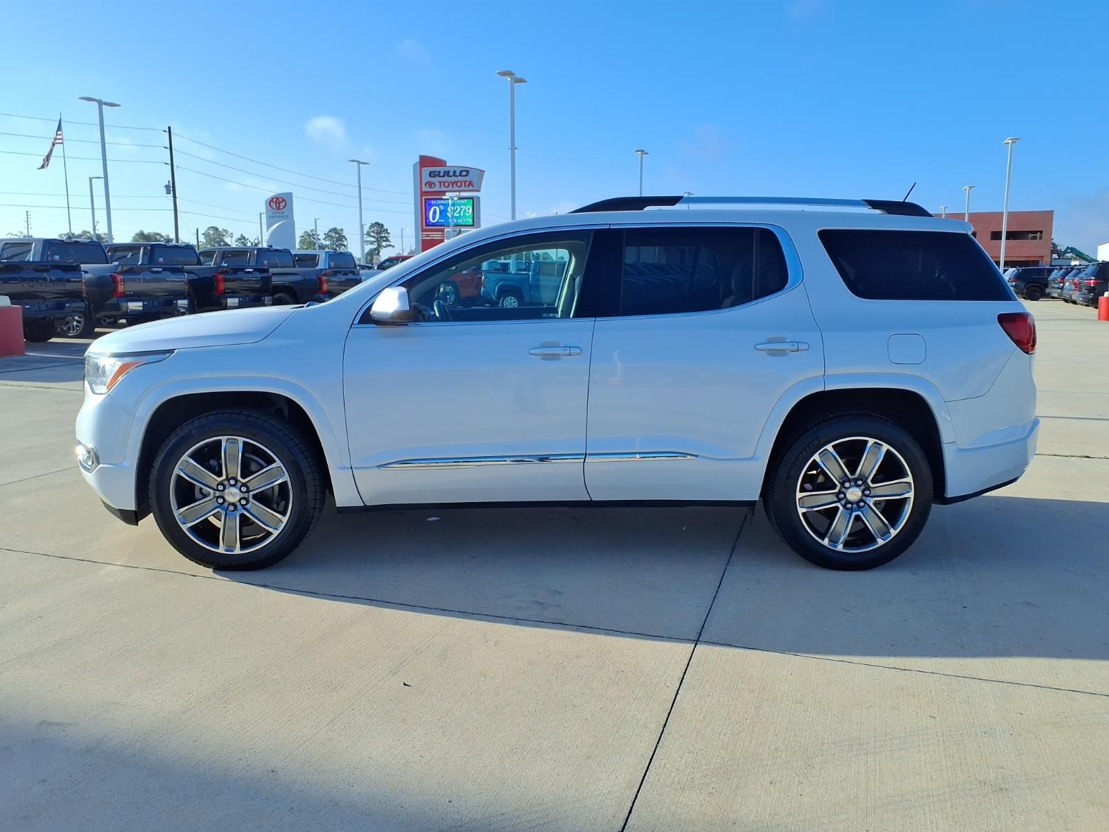 2017 GMC Acadia Denali White at Joe Myers Mazda Kia