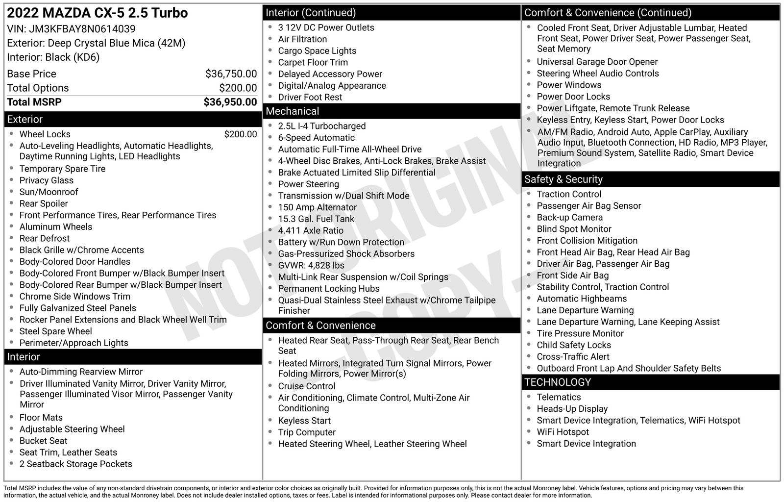 Used Car 2022 Mazda Cx-5  2.5 Turbo For Sale Under $30,000 In Austin, Texas