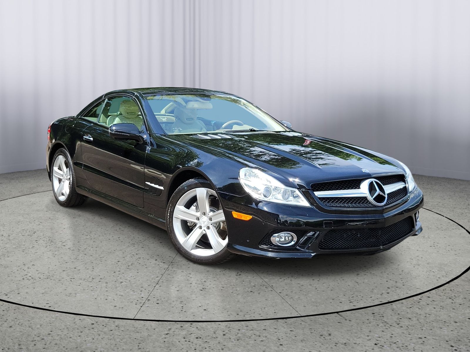 Black 2012 Mercedes-Benz SL-Class Convertible Rear-Wheel Drive 7-Speed Automatic