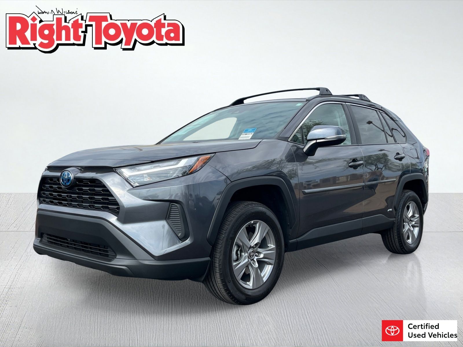Magnetic Gray Metallic 2024 Toyota RAV4 Hybrid SUV / Crossover All-Wheel Drive Continuously Variable Transmission