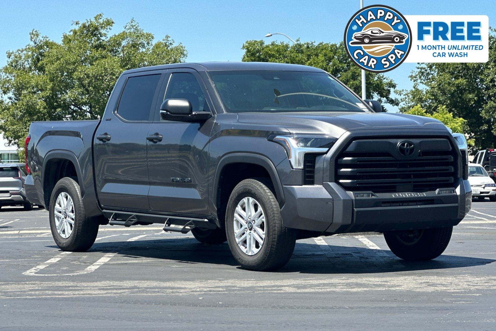 Magnetic Gray Metallic 2025 Toyota Tundra SR5 CrewMax Cab 4WD Pickup Truck Four-Wheel Drive Automatic