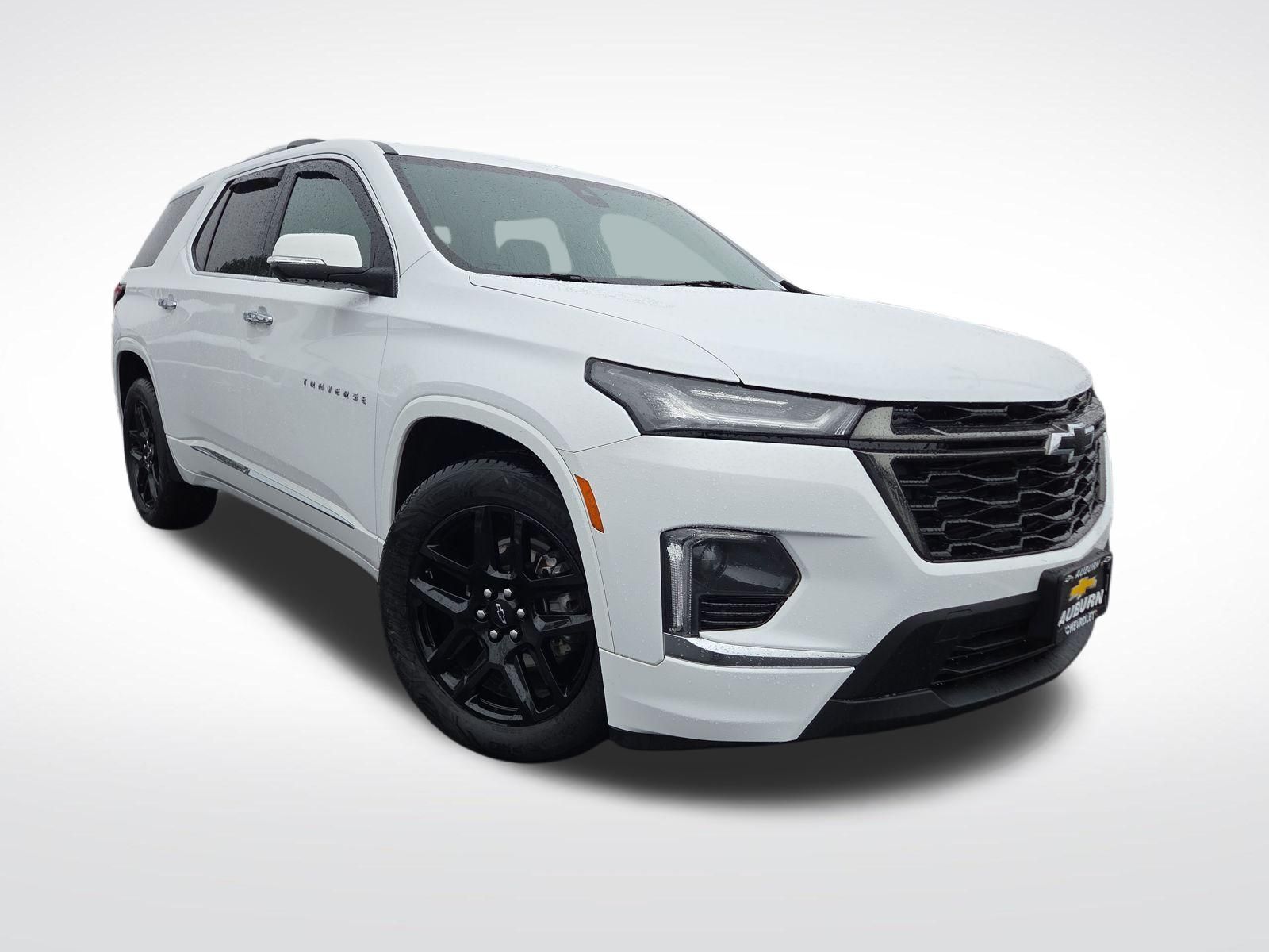 Summit White 2022 Chevrolet Traverse Premier AWD SUV / Crossover Four-Wheel Drive 9-Speed Automatic