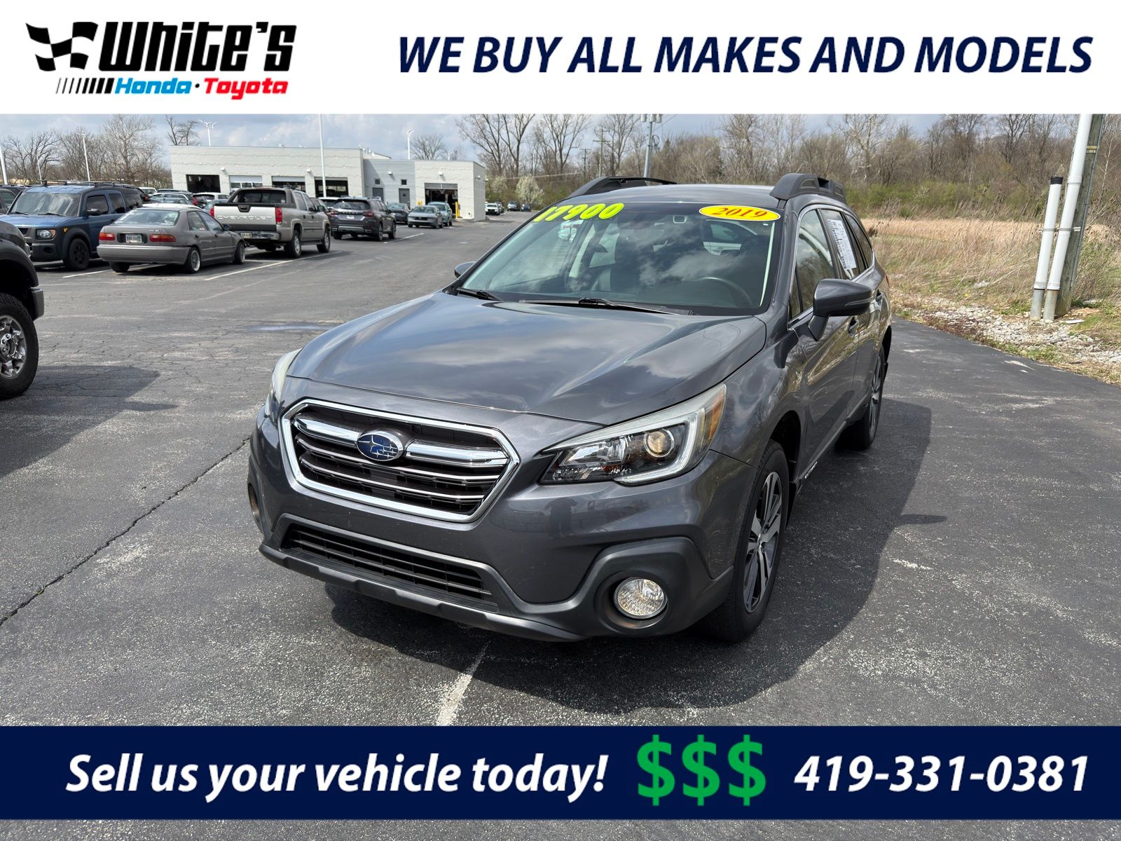 Gray Metallic 2019 Subaru Outback 2.5i Limited AWD Wagon All-Wheel Drive Continuously Variable Transmission