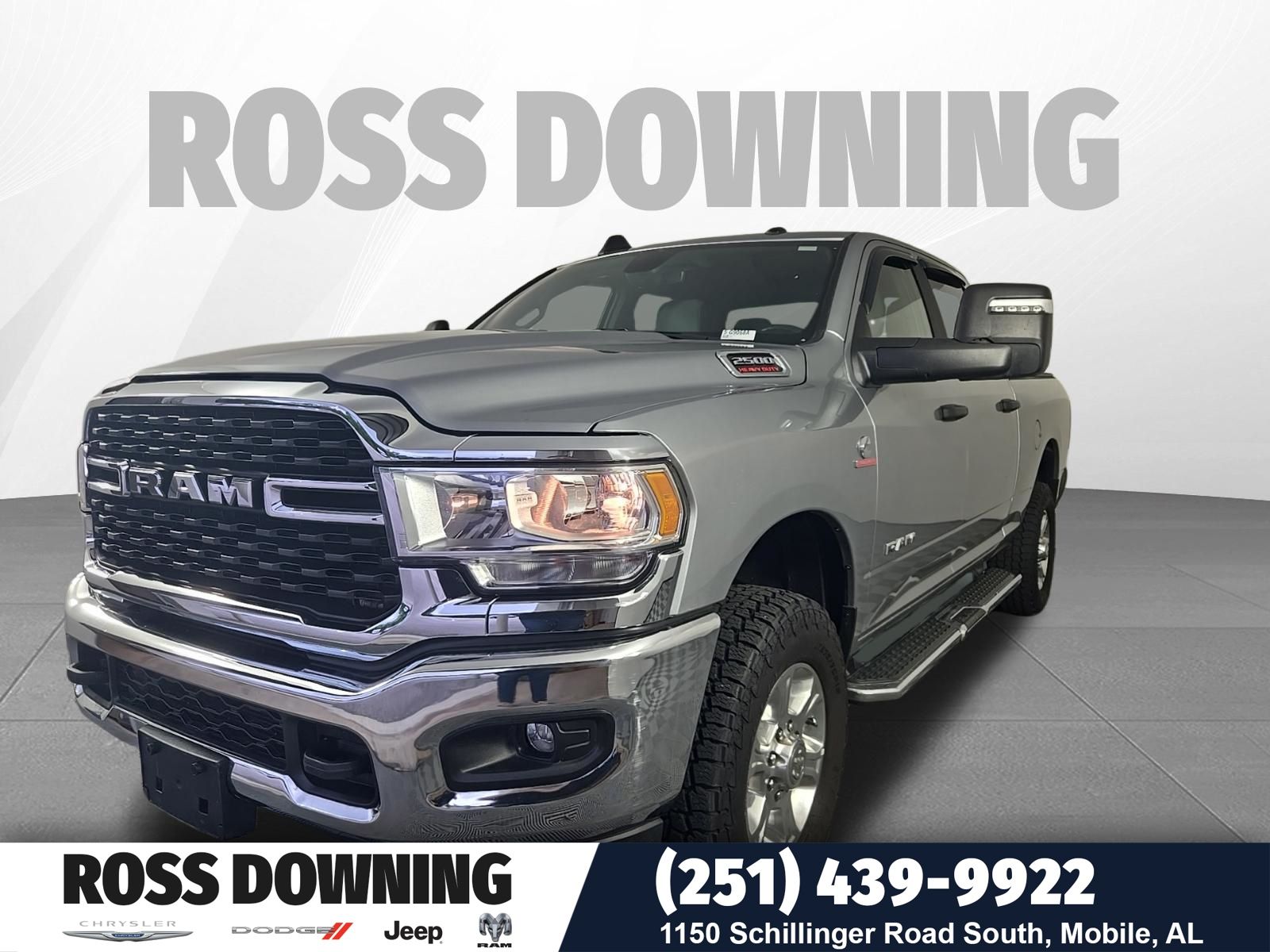 Billet Silver Metallic Clearcoat 2024 RAM 2500 Pickup Truck Four-Wheel Drive 6-Speed Automatic
