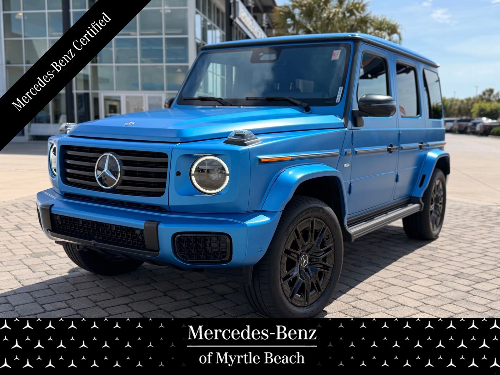 MANUFAKTUR South Sea Blue Magno 2025 Mercedes-Benz G-Class G 580 4MATIC with EQ Technology SUV / Crossover All-Wheel Drive 2-Speed Automatic