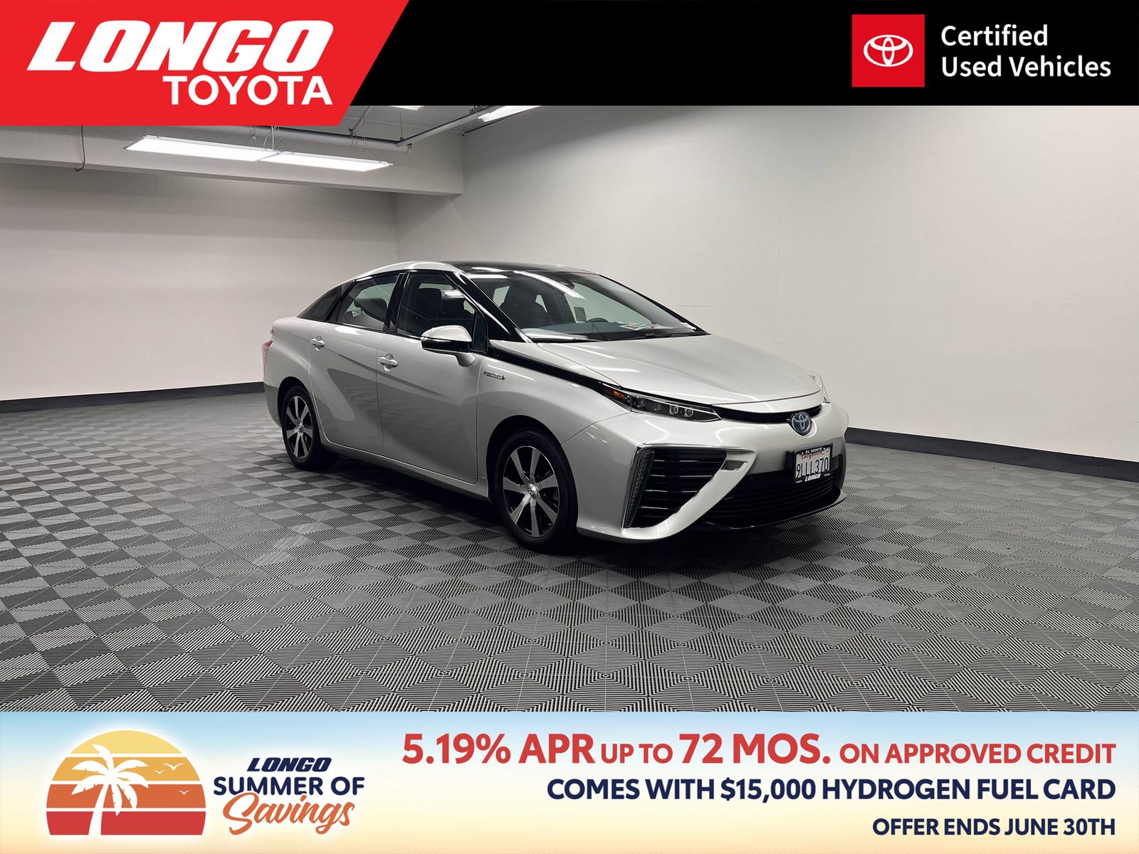 used 2020 Toyota Mirai car, priced at $8,888