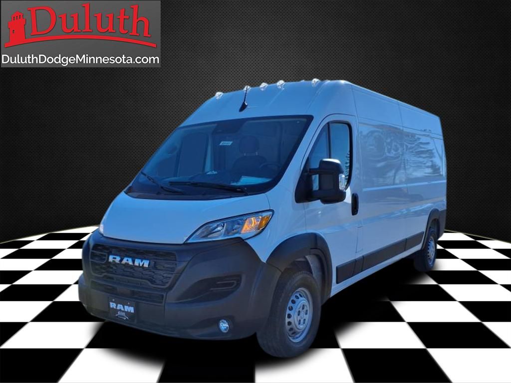 Bright White Clearcoat 2025 RAM ProMaster Van 9-Speed Automatic
