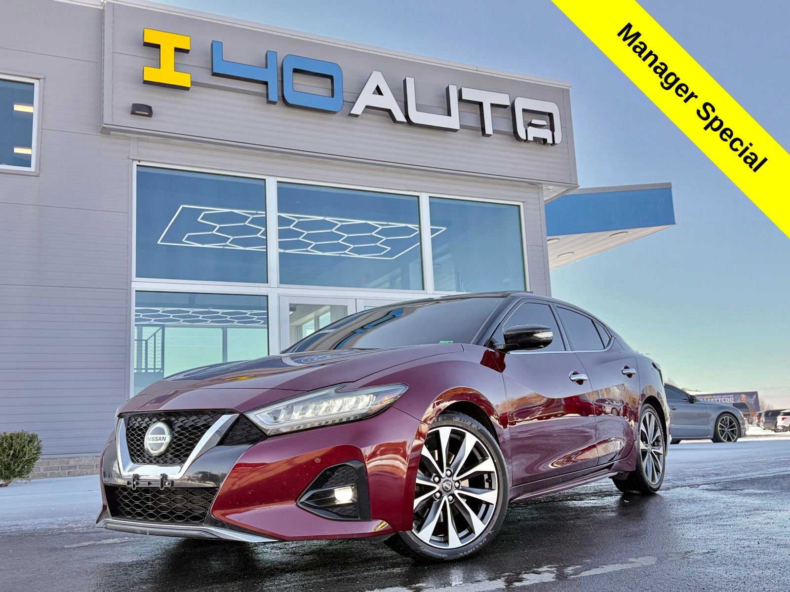 Carnelian Red Tintcoat 2019 Nissan Maxima Platinum FWD Sedan Front-Wheel Drive Continuously Variable Transmission