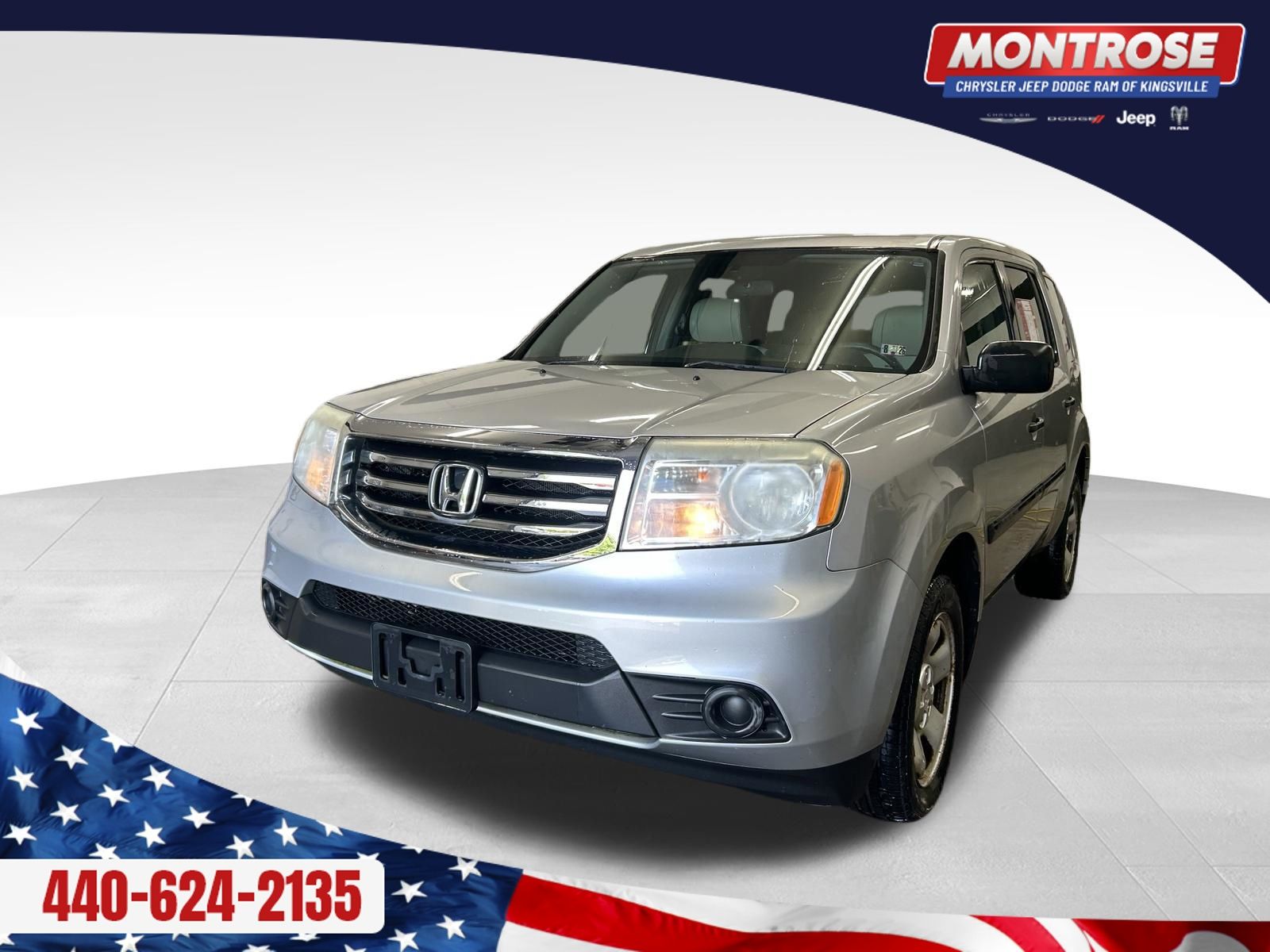 Silver 2015 Honda Pilot SUV / Crossover Four-Wheel Drive 5-Speed Automatic