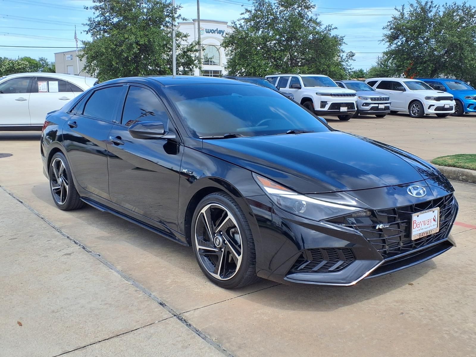 2023 Hyundai Elantra N Line Black at North Houston Mitsubishi