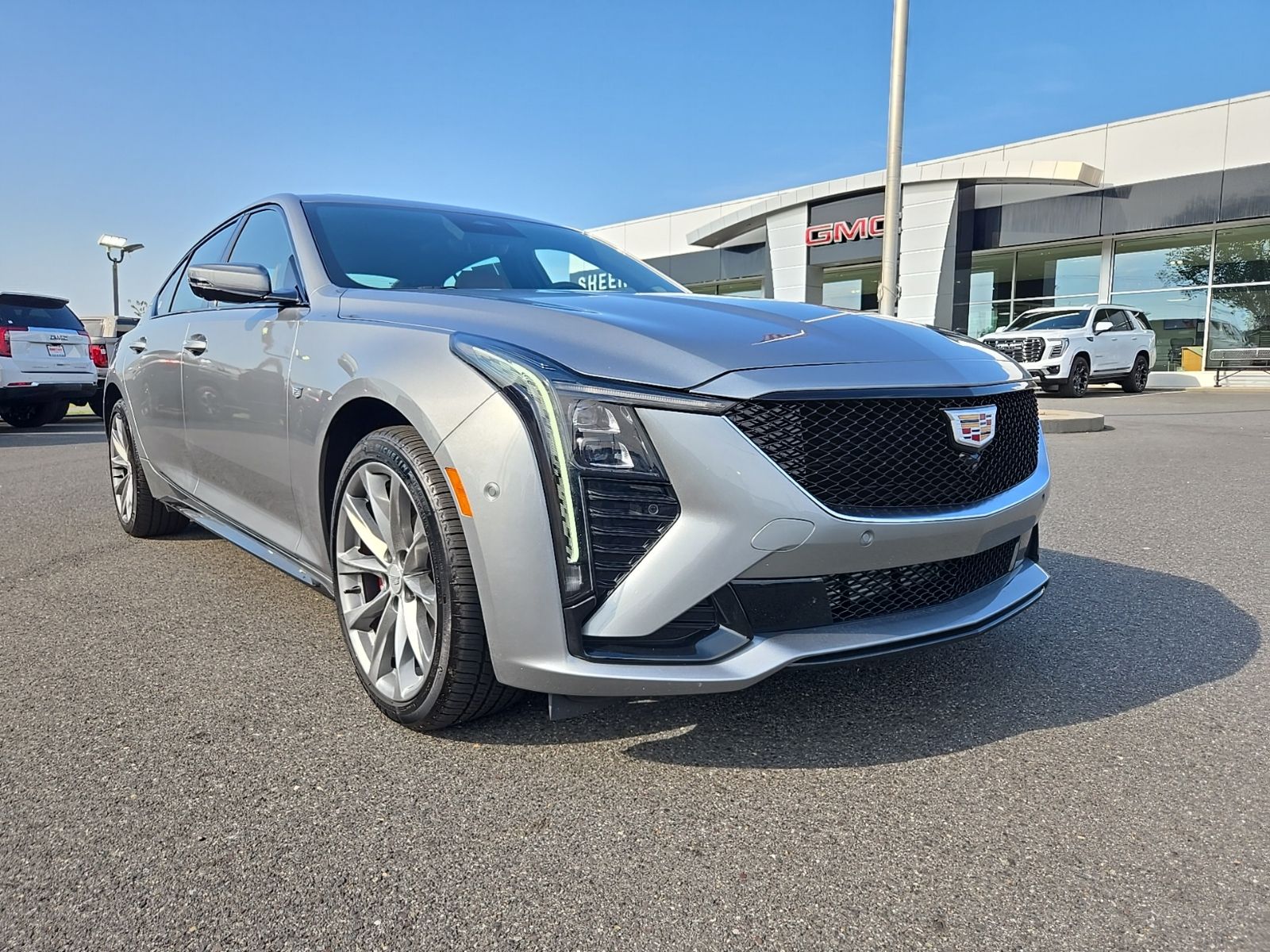 Argent Silver Metallic 2026 Cadillac CT5 Sedan All-Wheel Drive Automatic