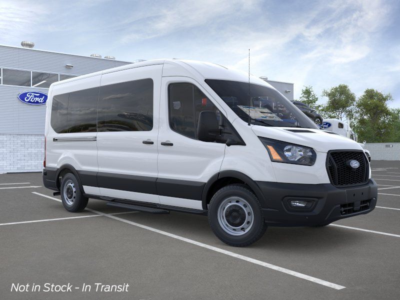 Oxford White 2026 Ford Transit Passenger Van Rear-Wheel Drive 