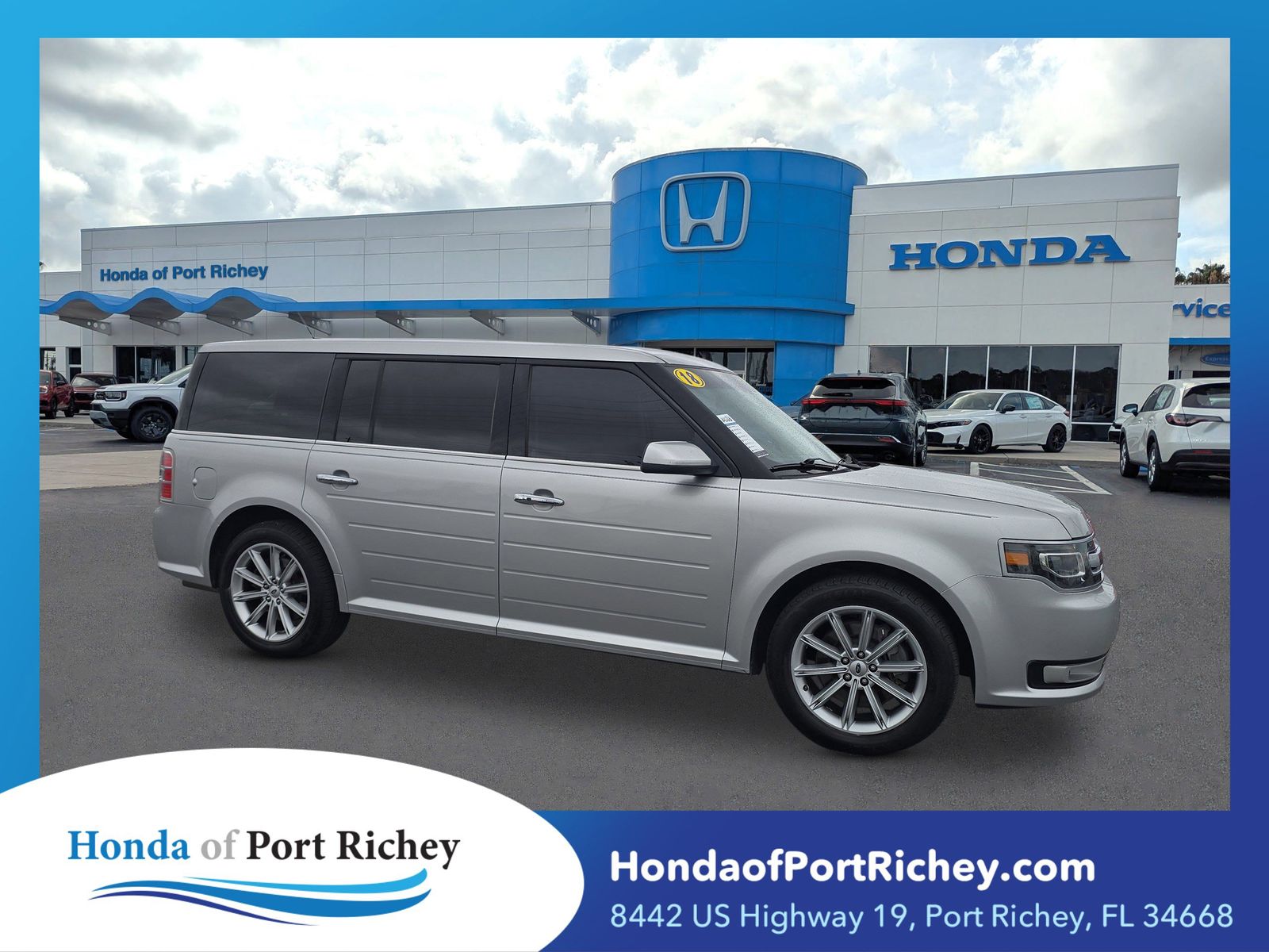 Ingot Silver 2018 Ford Flex Limited SUV / Crossover Front-Wheel Drive 6-Speed Automatic