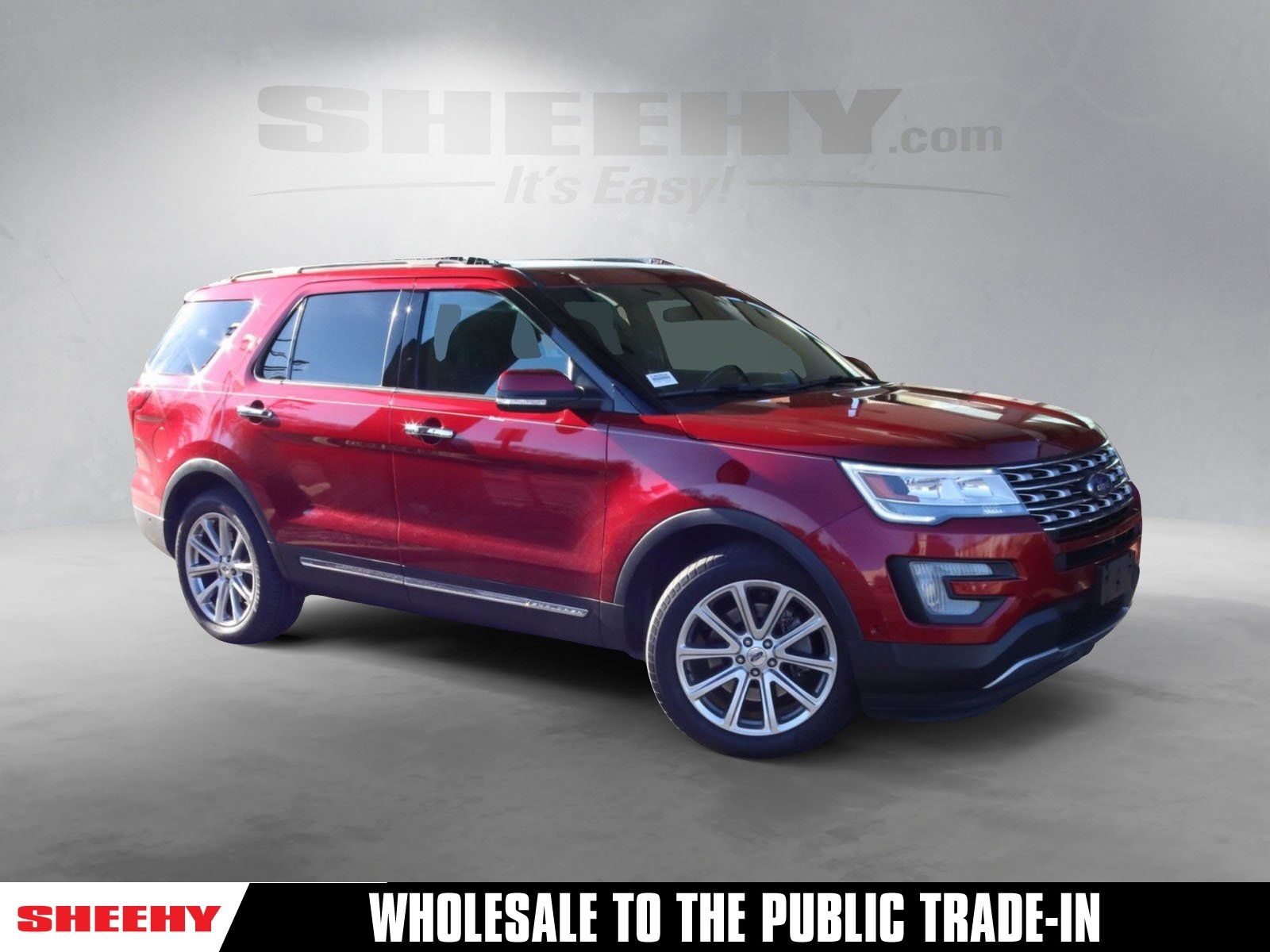 Ruby Red Metallic 2017 Ford Explorer Limited AWD SUV / Crossover All-Wheel Drive 6-Speed Automatic