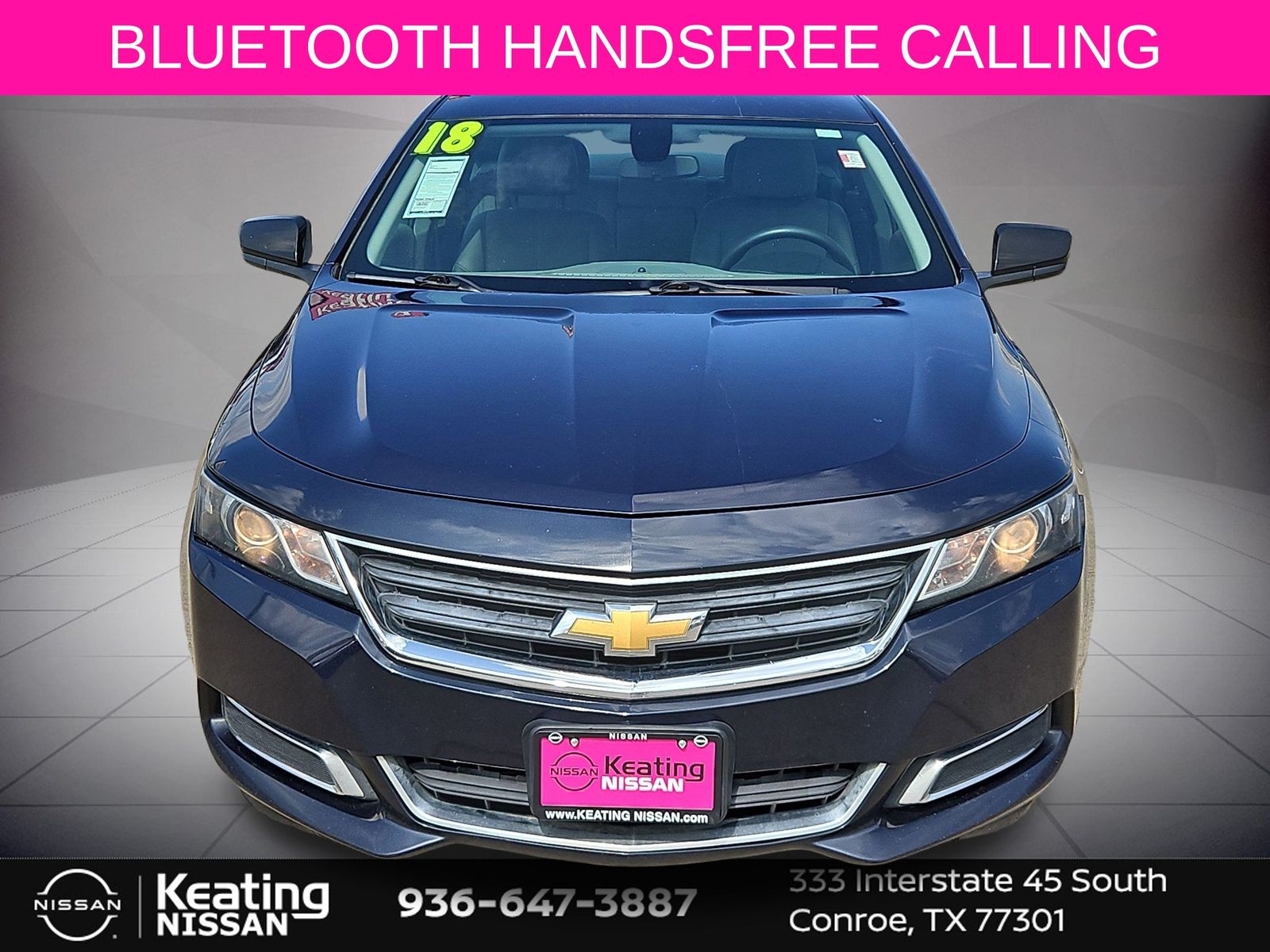 2018 Chevrolet Impala LS Blue at Durrett Motor Company