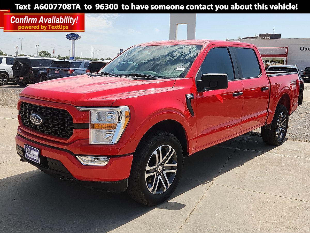 Race Red 2022 Ford F-150 Pickup Truck Four-Wheel Drive Automatic