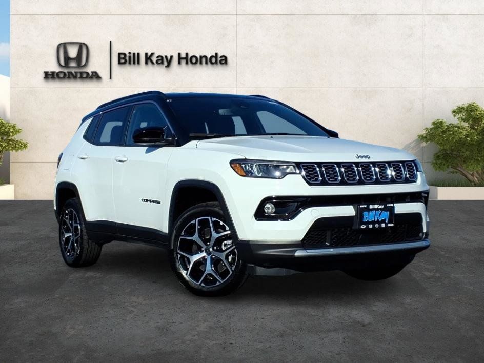 Bright White Clearcoat 2026 Jeep Compass SUV / Crossover Four-Wheel Drive 8-Speed Automatic