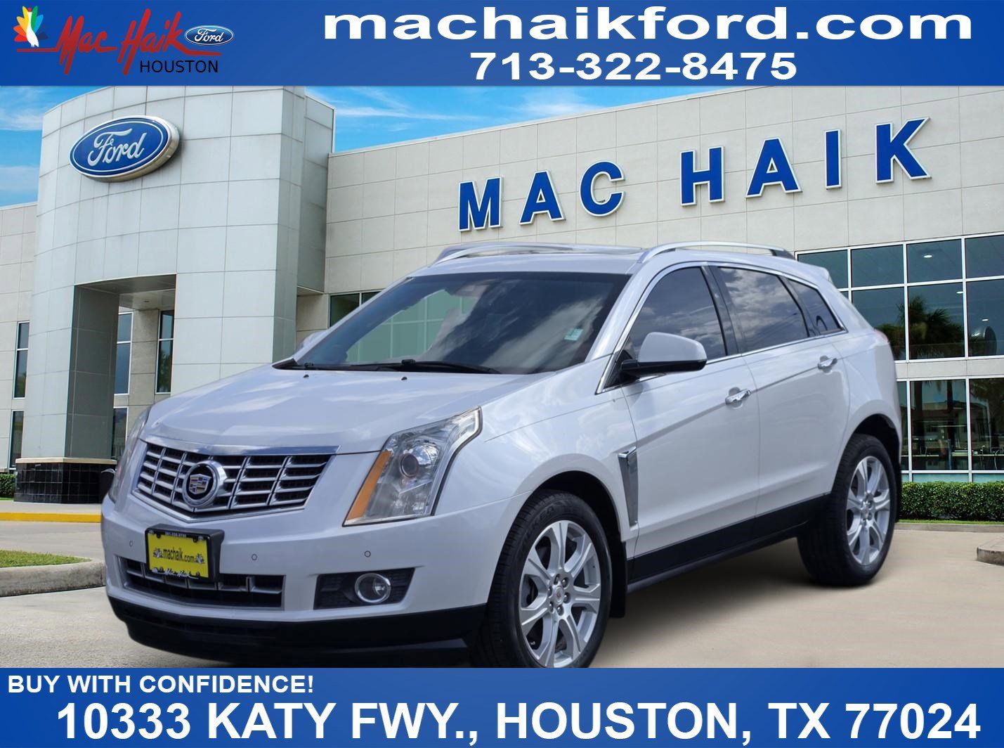 Gray (Platinum Ice Tricoat) 2015 Cadillac SRX Premium FWD SUV / Crossover Front-Wheel Drive 6-Speed Automatic