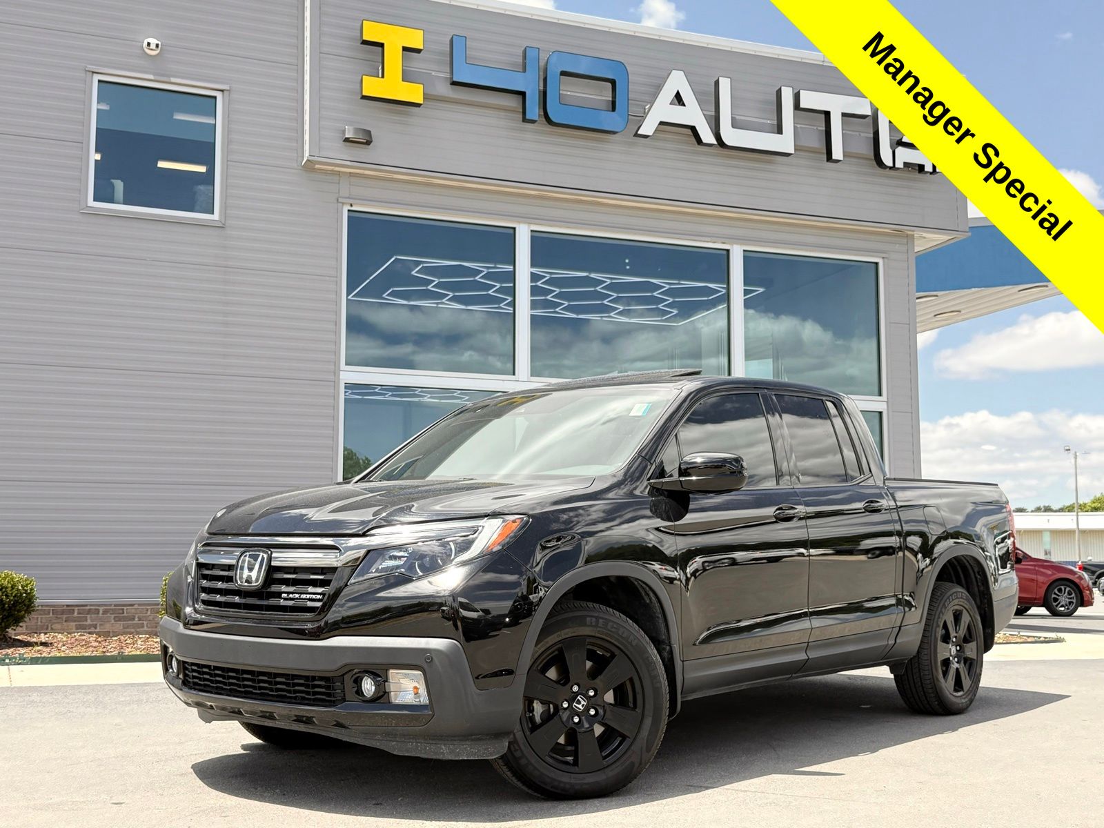 Black 2017 Honda Ridgeline Pickup Truck All-Wheel Drive 6-Speed Automatic