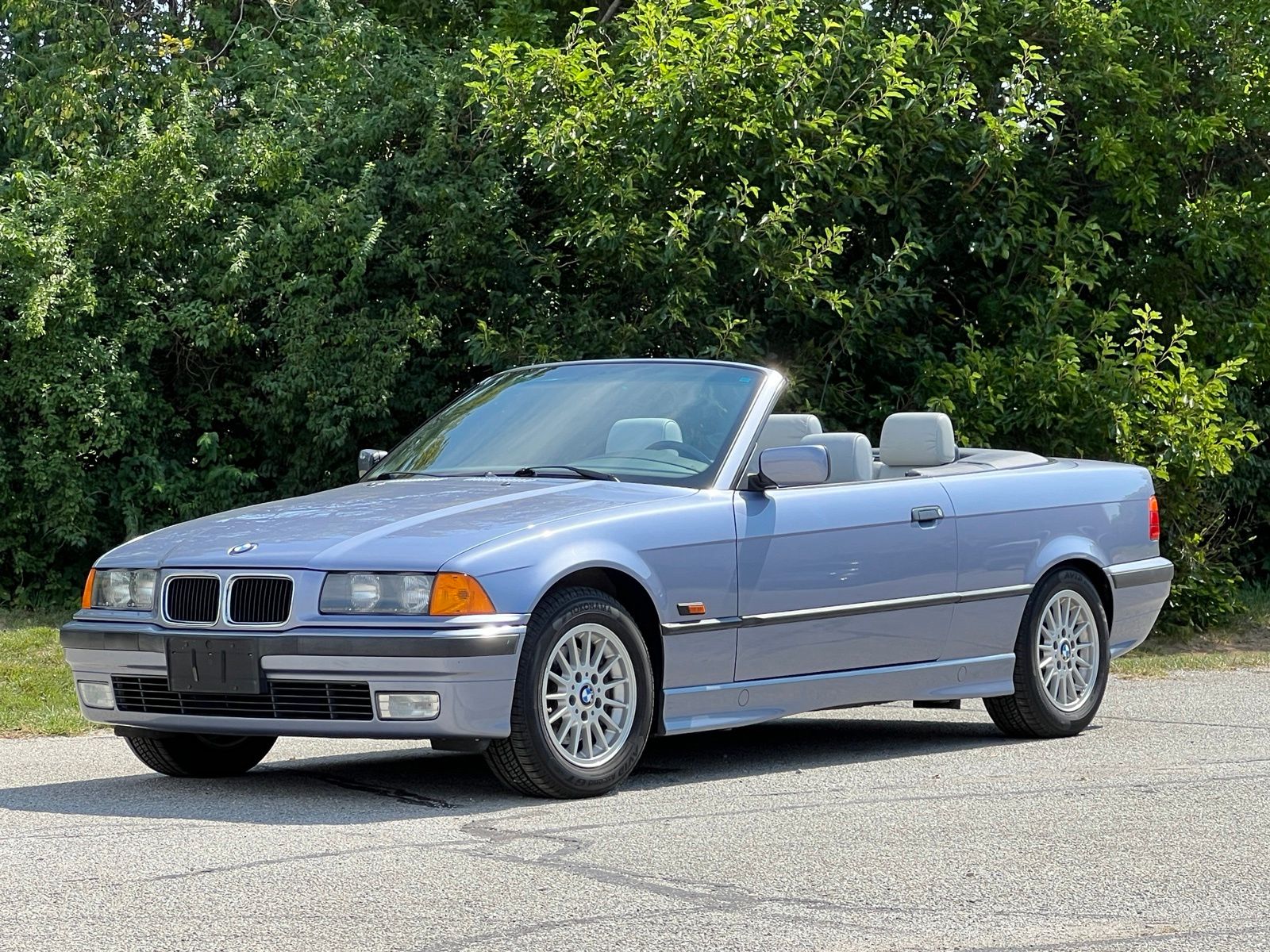 Blue 1996 BMW 3 Series Convertible Rear-Wheel Drive 4-Speed Automatic Overdrive
