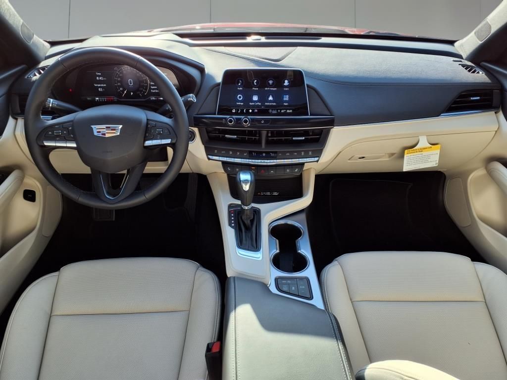 2025 Cadillac CT4 Premium Luxury Red at Bayway Cadillac of The Woodlands