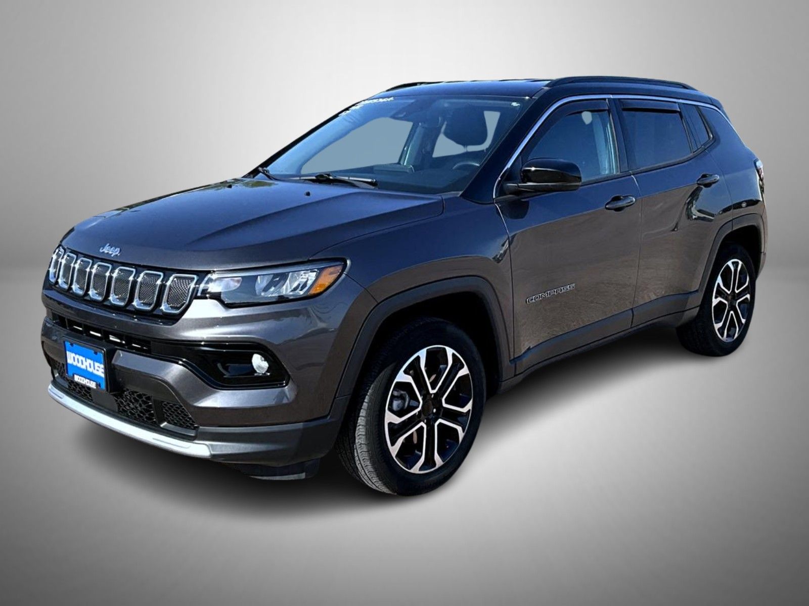 Gray (Granite Crystal Metallic Clearcoat) 2022 Jeep Compass Limited 4WD SUV / Crossover Four-Wheel Drive 9-Speed Automatic