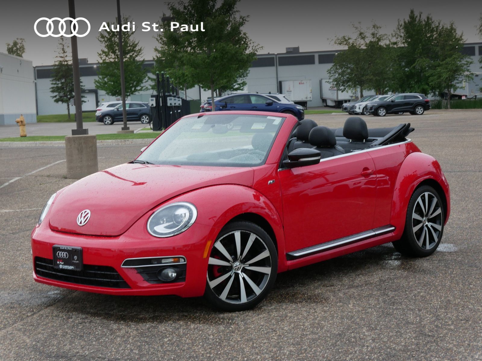 Tornado Red/Black Roof 2014 Volkswagen Beetle Convertible Front-Wheel Drive 6-Speed Dual Clutch