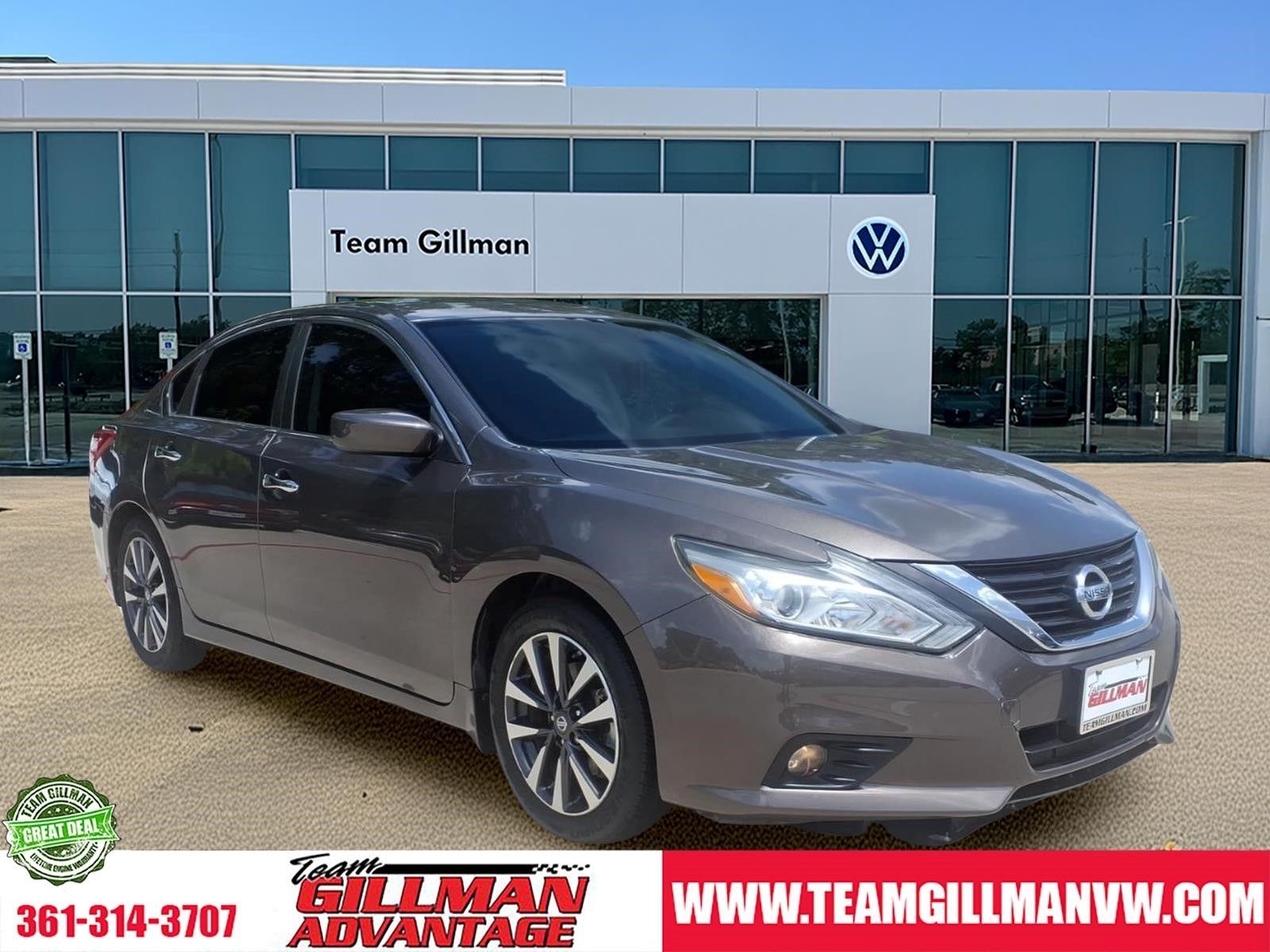 Java Metallic 2016 Nissan Altima Sedan Front-Wheel Drive Continuously Variable Transmission