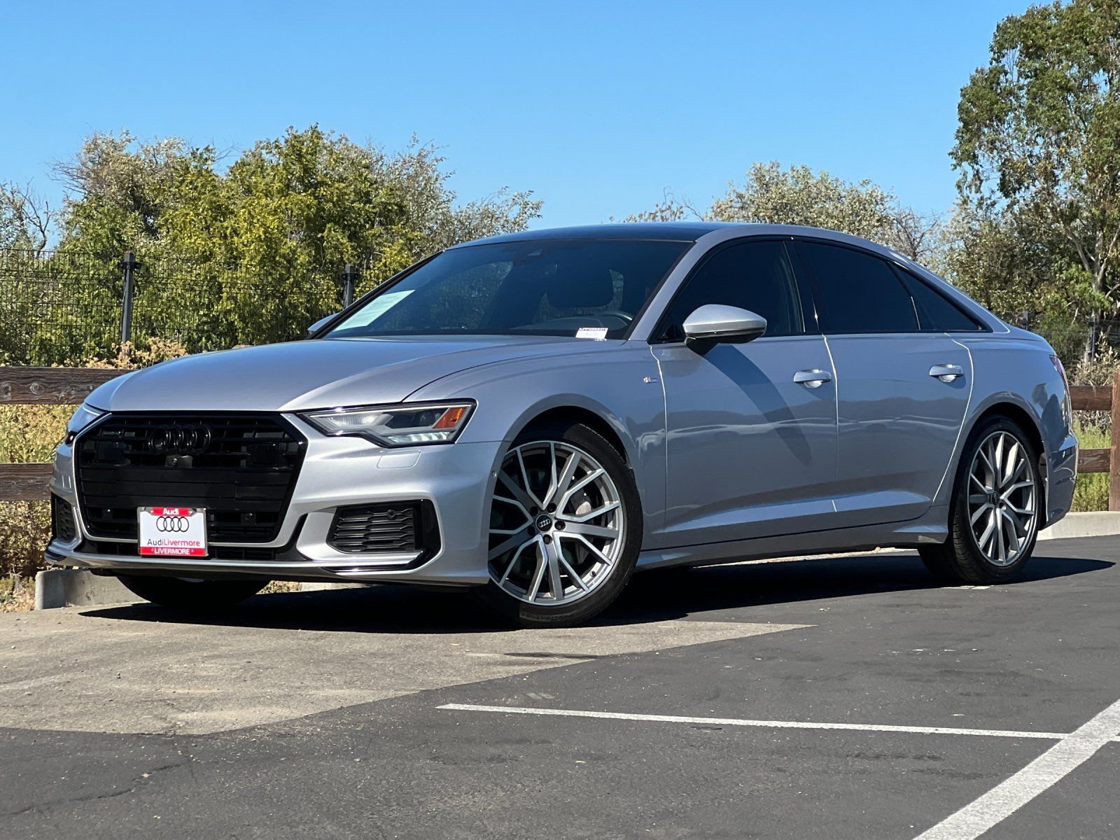 Florett Silver Metallic 2023 Audi A6 Sedan All-Wheel Drive 7-Speed Automatic