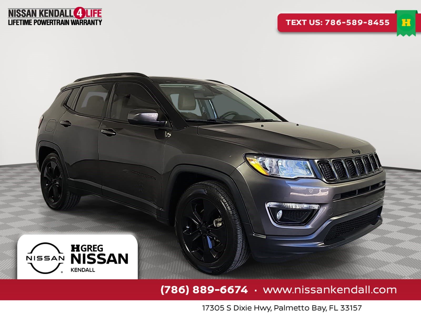 Gray (Granite Crystal Metallic Clearcoat) 2021 Jeep Compass SUV / Crossover Front-Wheel Drive 6-Speed Automatic