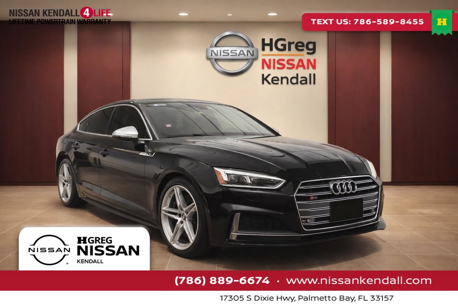 Black Metallic 2019 Audi S5 Sportback 3.0T quattro Premium Plus AWD Sedan All-Wheel Drive 8-Speed Automatic