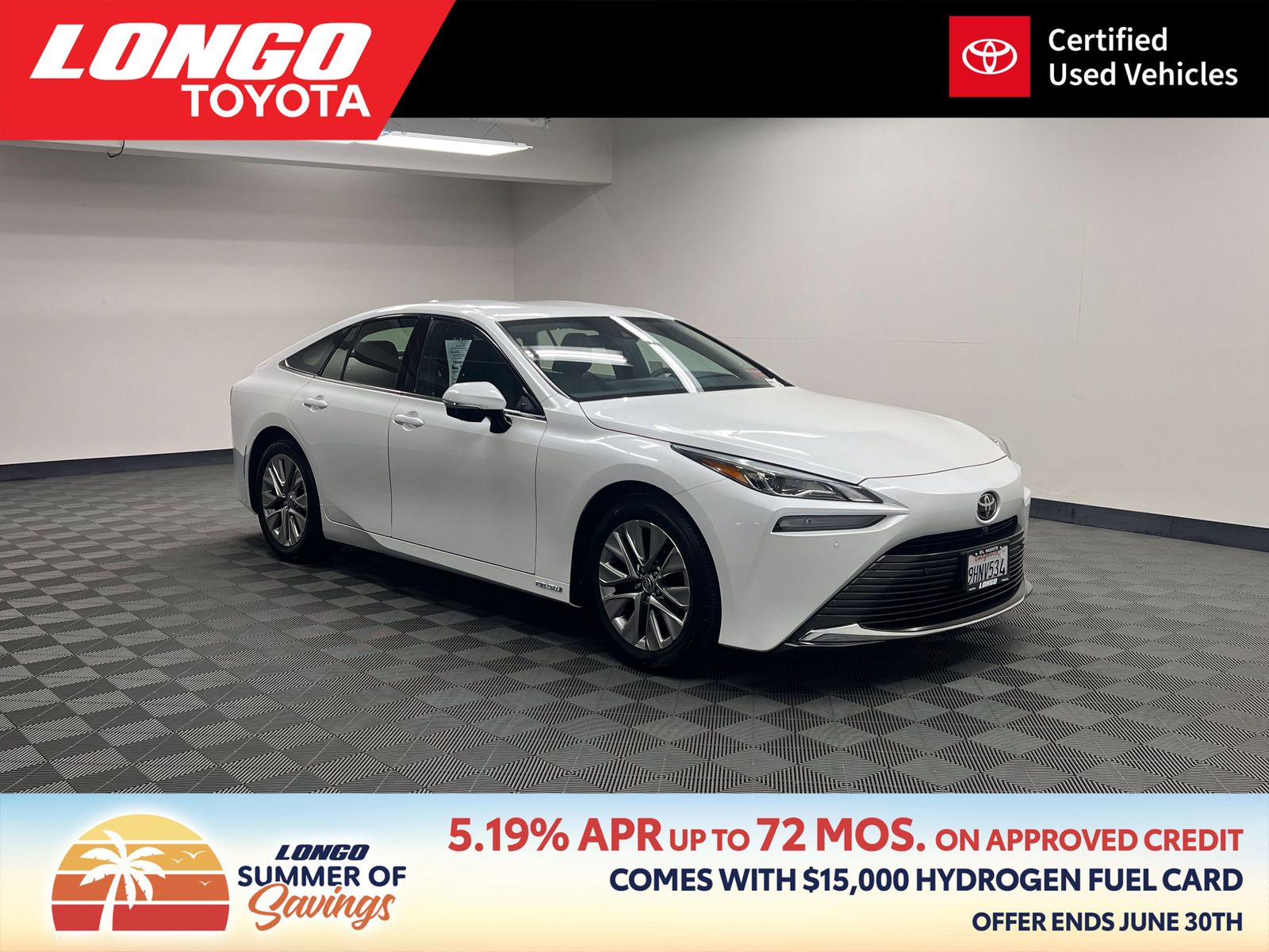 used 2023 Toyota Mirai car, priced at $13,588