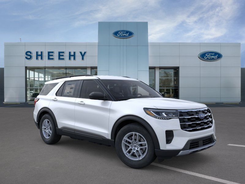 White Metallic 2026 Ford Explorer SUV / Crossover All-Wheel Drive Automatic