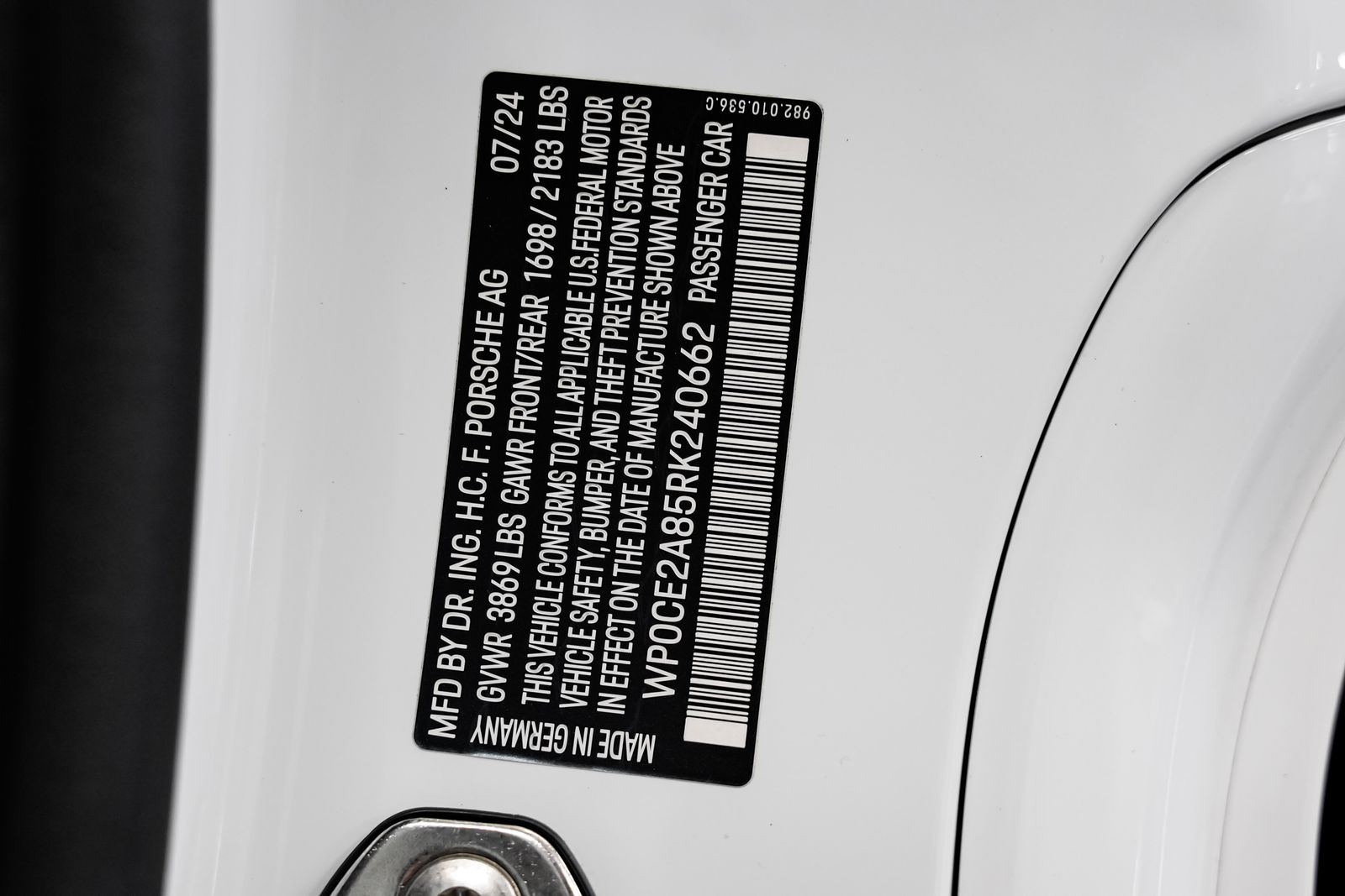 2024 Porsche 718 Spyder RS — photo 41
