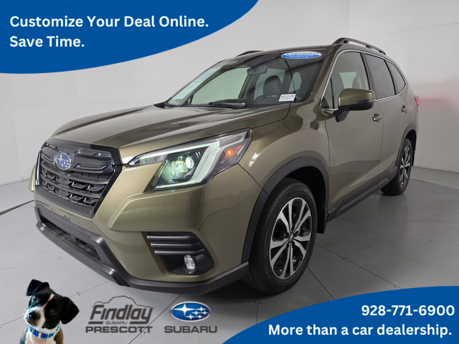 Autumn Green Metallic 2024 Subaru Forester Limited Crossover AWD SUV / Crossover All-Wheel Drive Continuously Variable Transmission