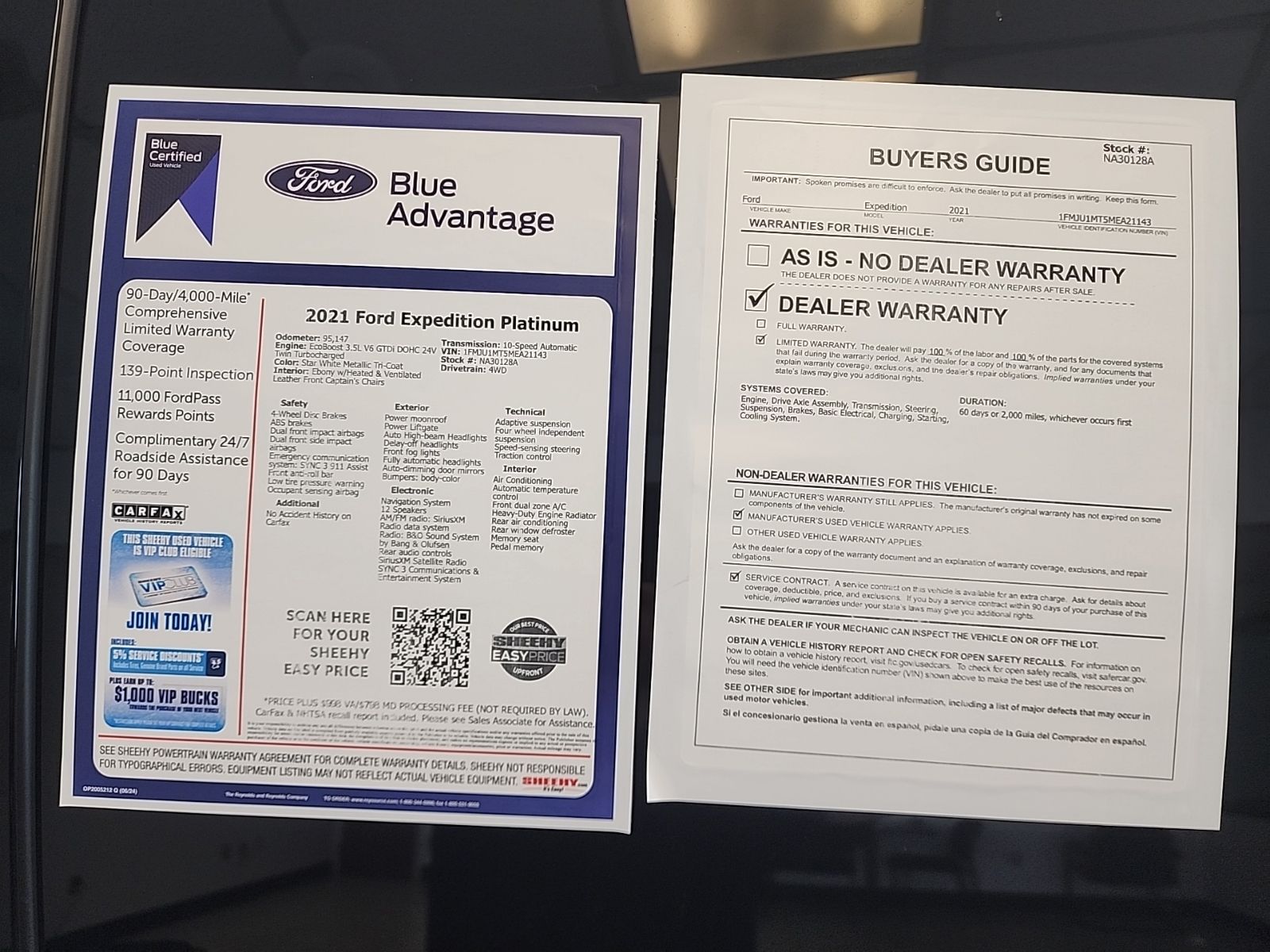Certified Used 2021 White Ford Platinum image 28